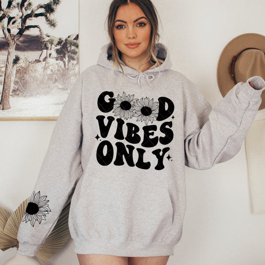 Good Vibes Sunflower (2 PNG Files)