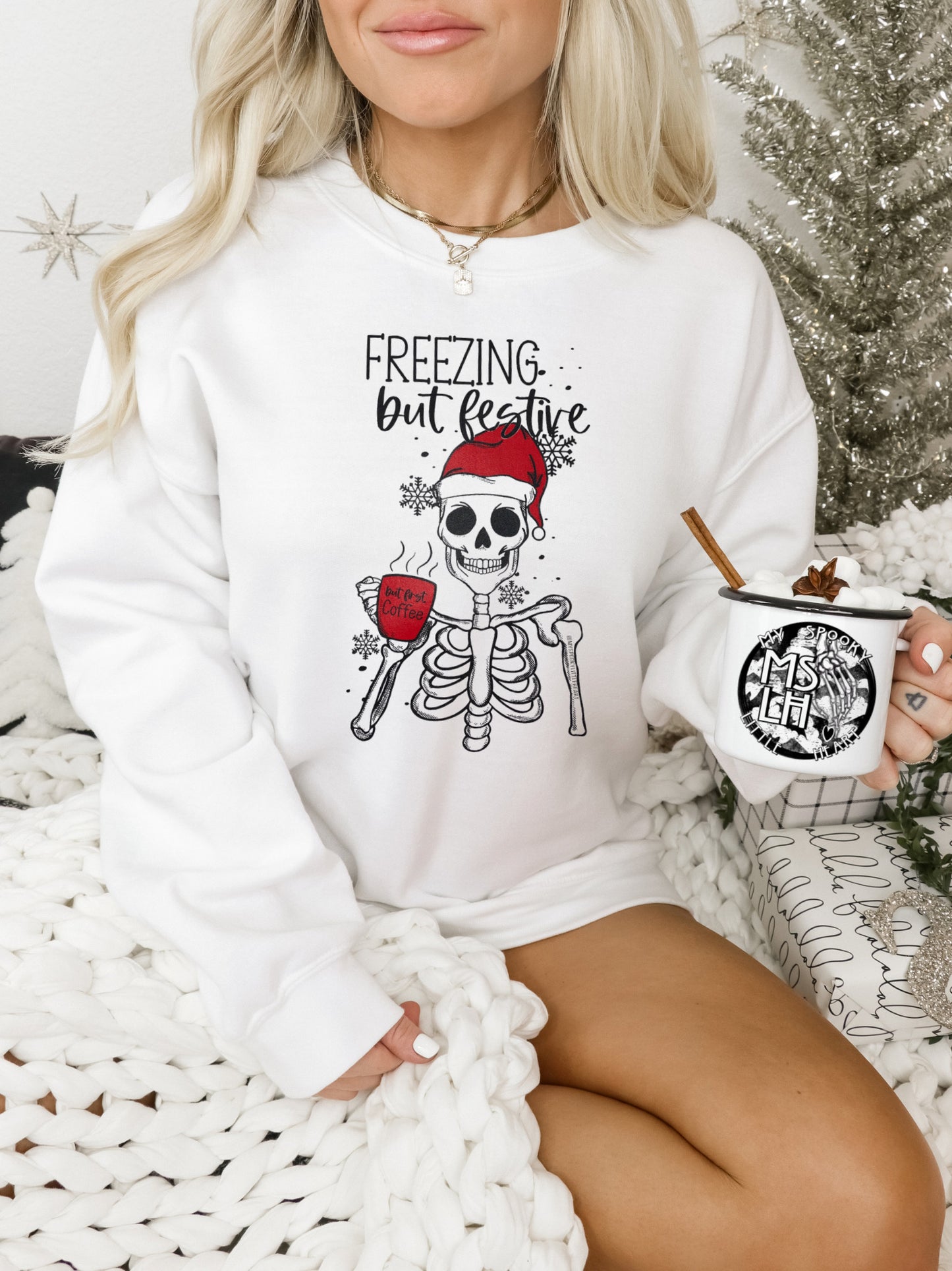 Freezing but Festive Christmas SweatShirt