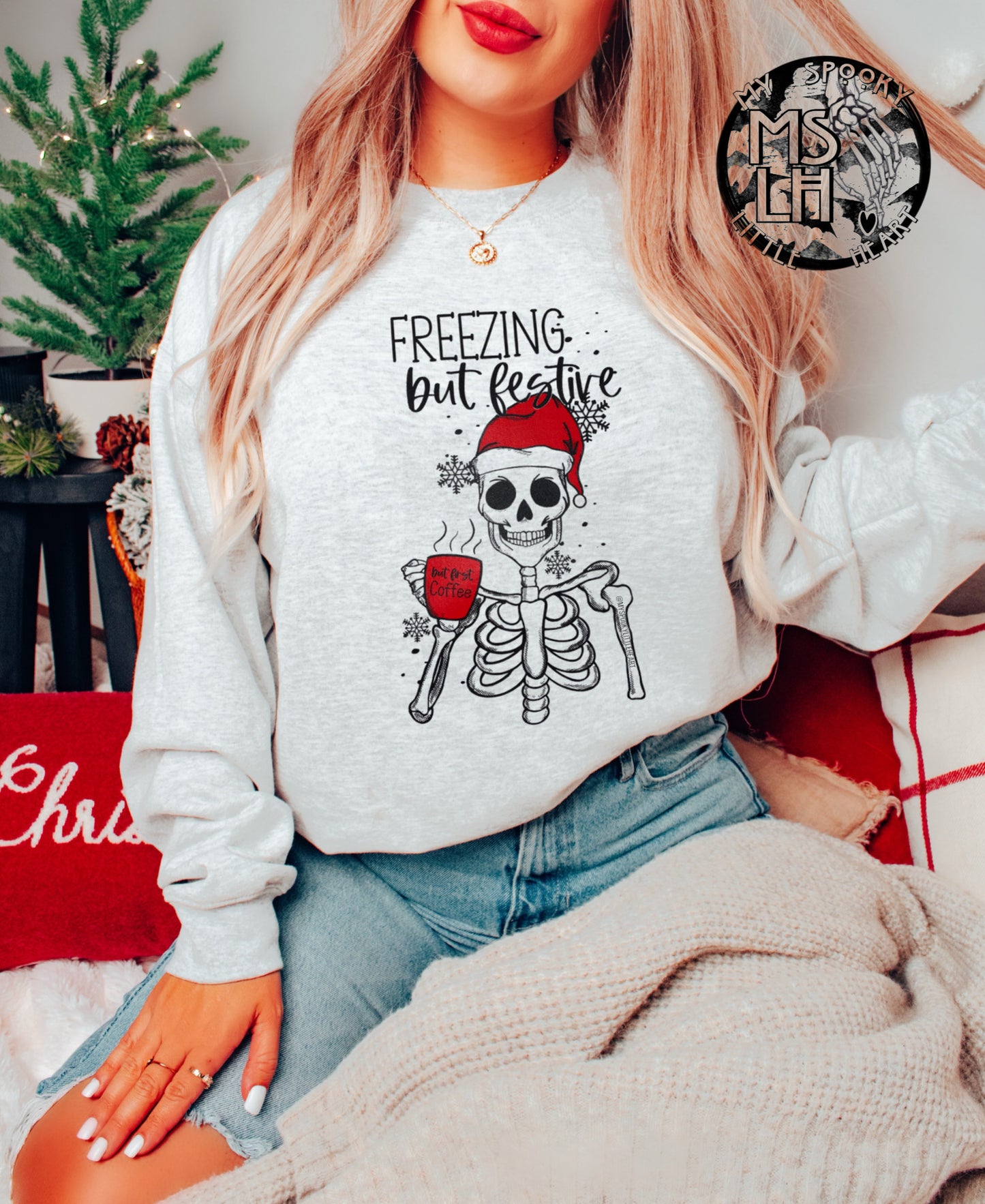 Freezing but Festive Christmas SweatShirt