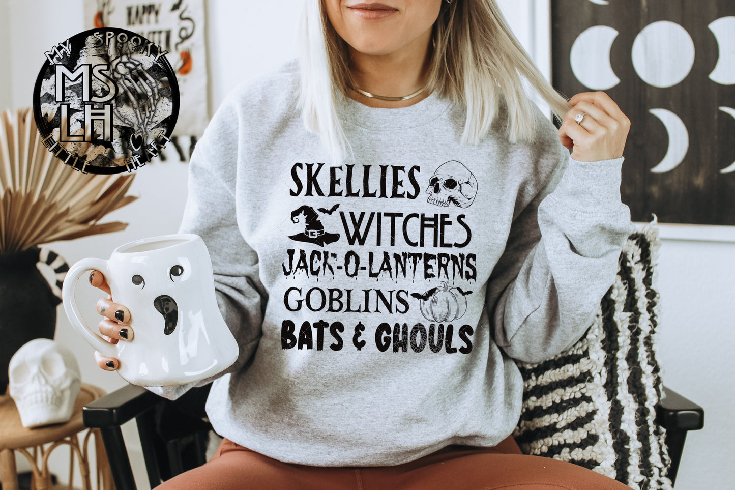 Halloween- Skellies, Witches, Jack-o-Lanterns, Goblins, Bats & Ghouls