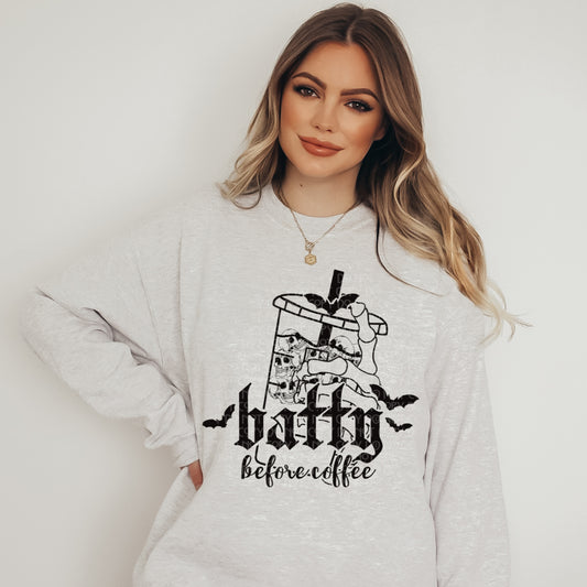 Batty Before Coffee PNG File