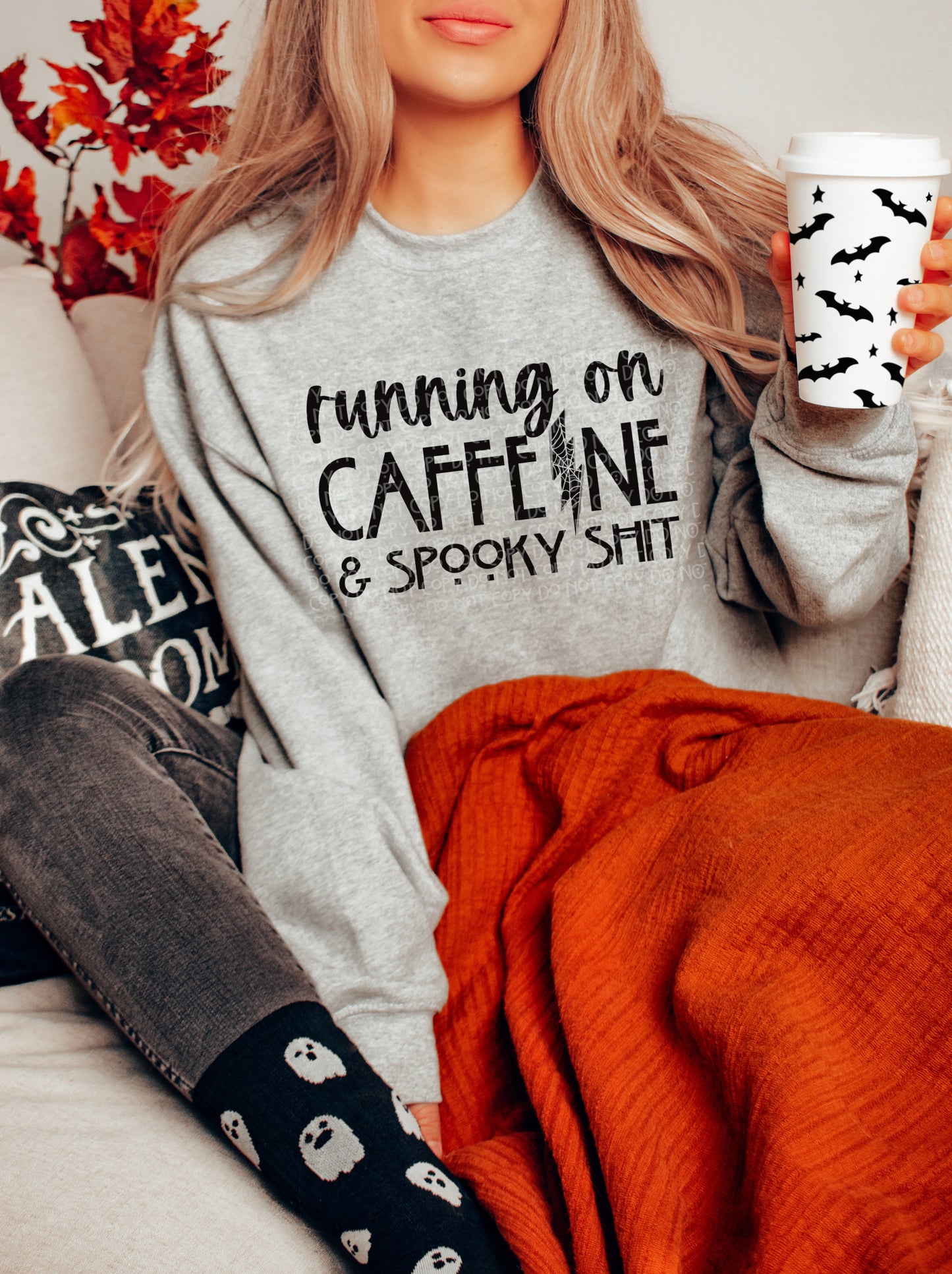 Caffeine & Spooky Shit PNG File
