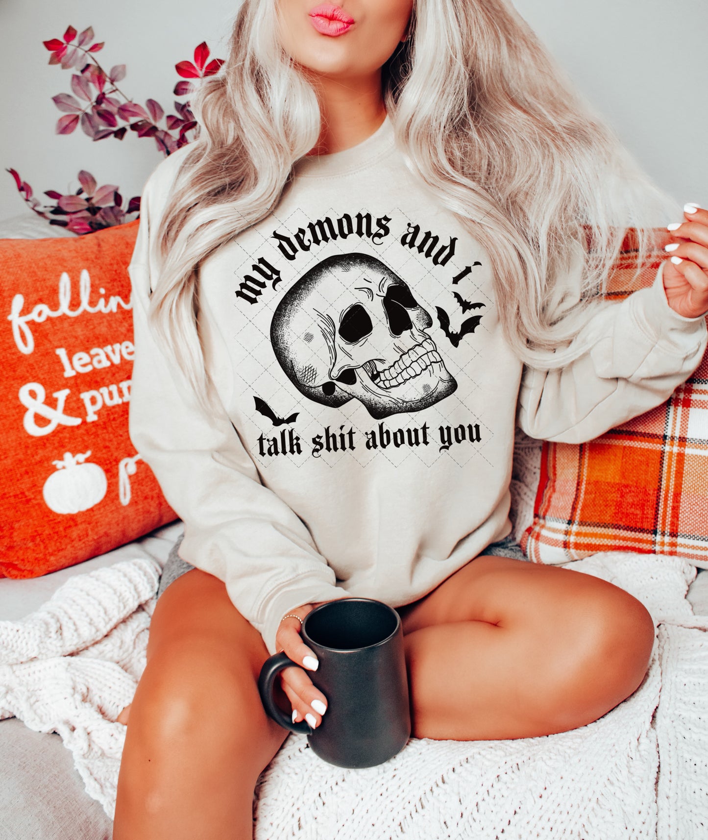 My Demons and I talk shit about you PNG File