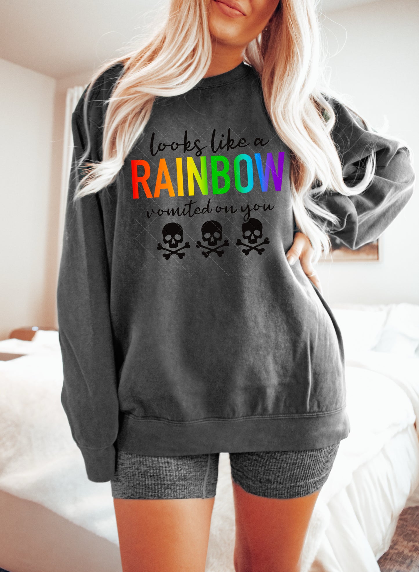 Looks Like a Rainbow Vomitted on you (3) PNG Files