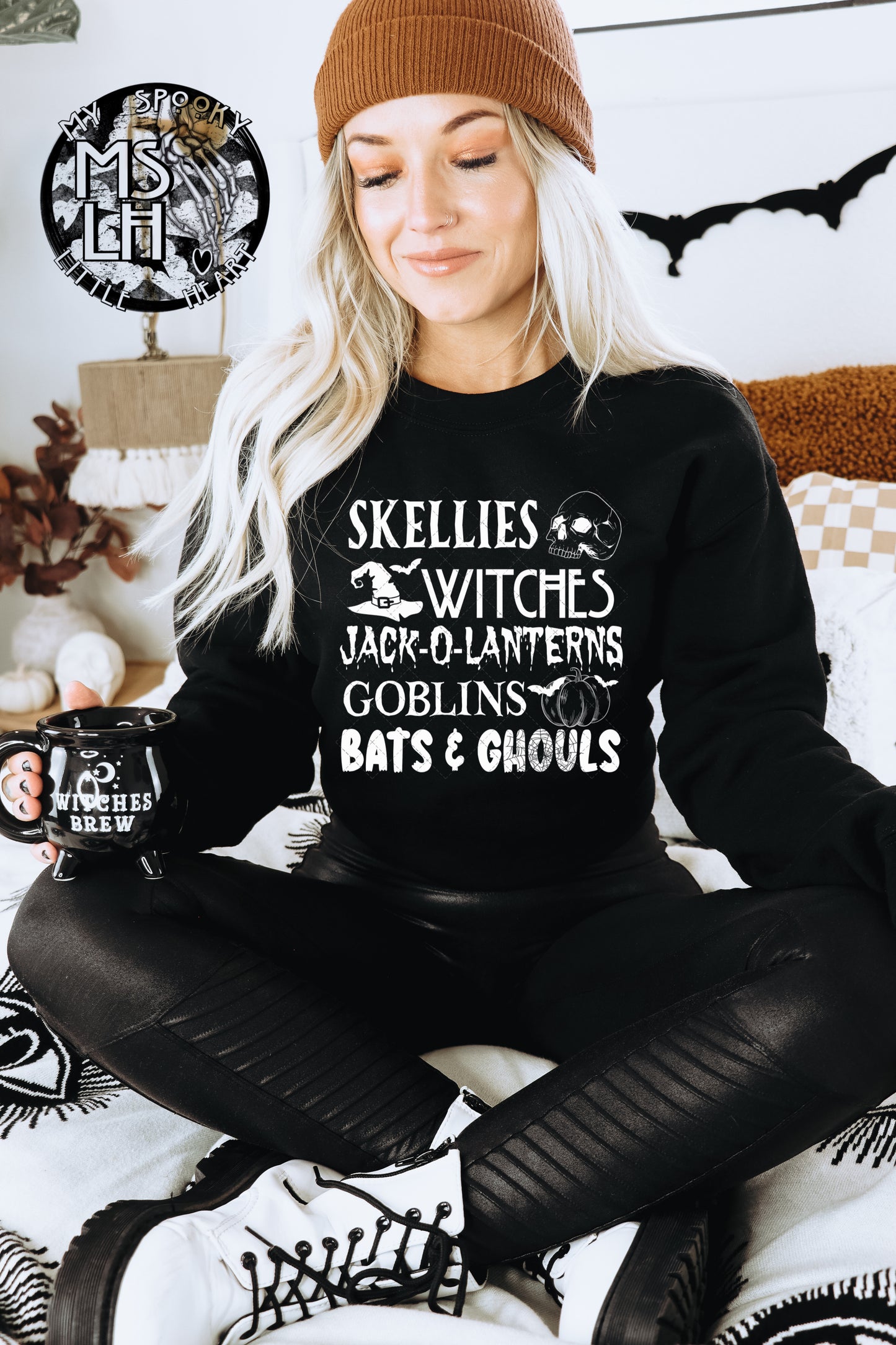 Halloween, Skellies Witches, Jack -o Lanterns, Goblins, Bats & Ghouls