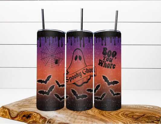 Spooky Ghoul Ghost Tumbler Wrap- 20oz