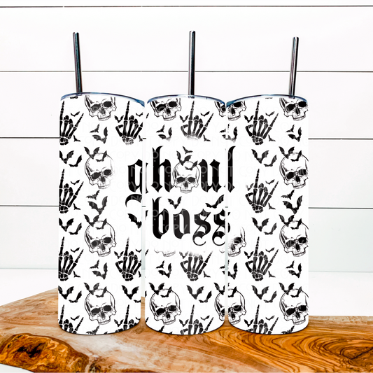 Ghoul Boss 20oz Tumbler Wrap