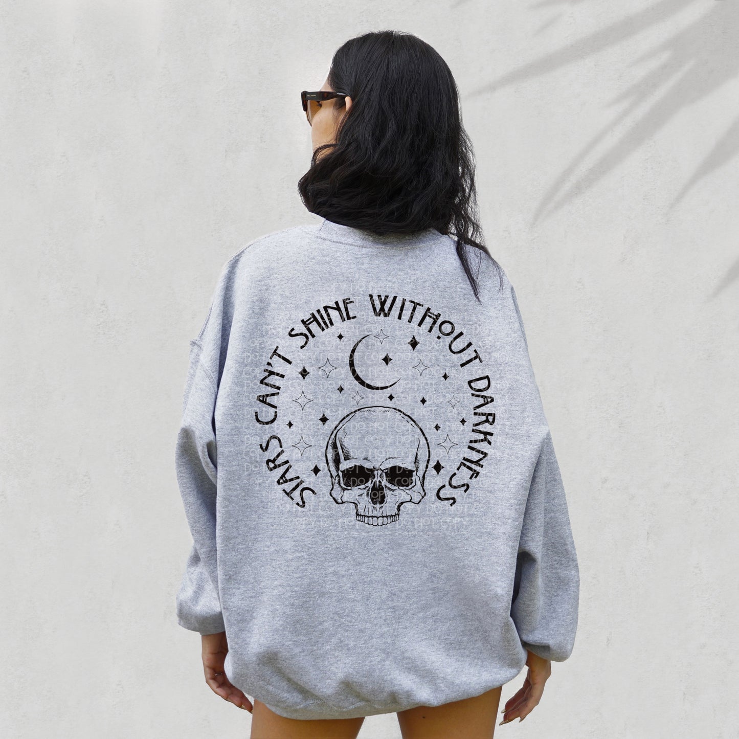 Stars can't Shine without Darkness PNG File