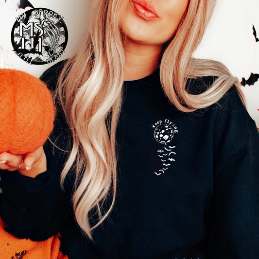 Keep Flying Bats Black Sweatshirt