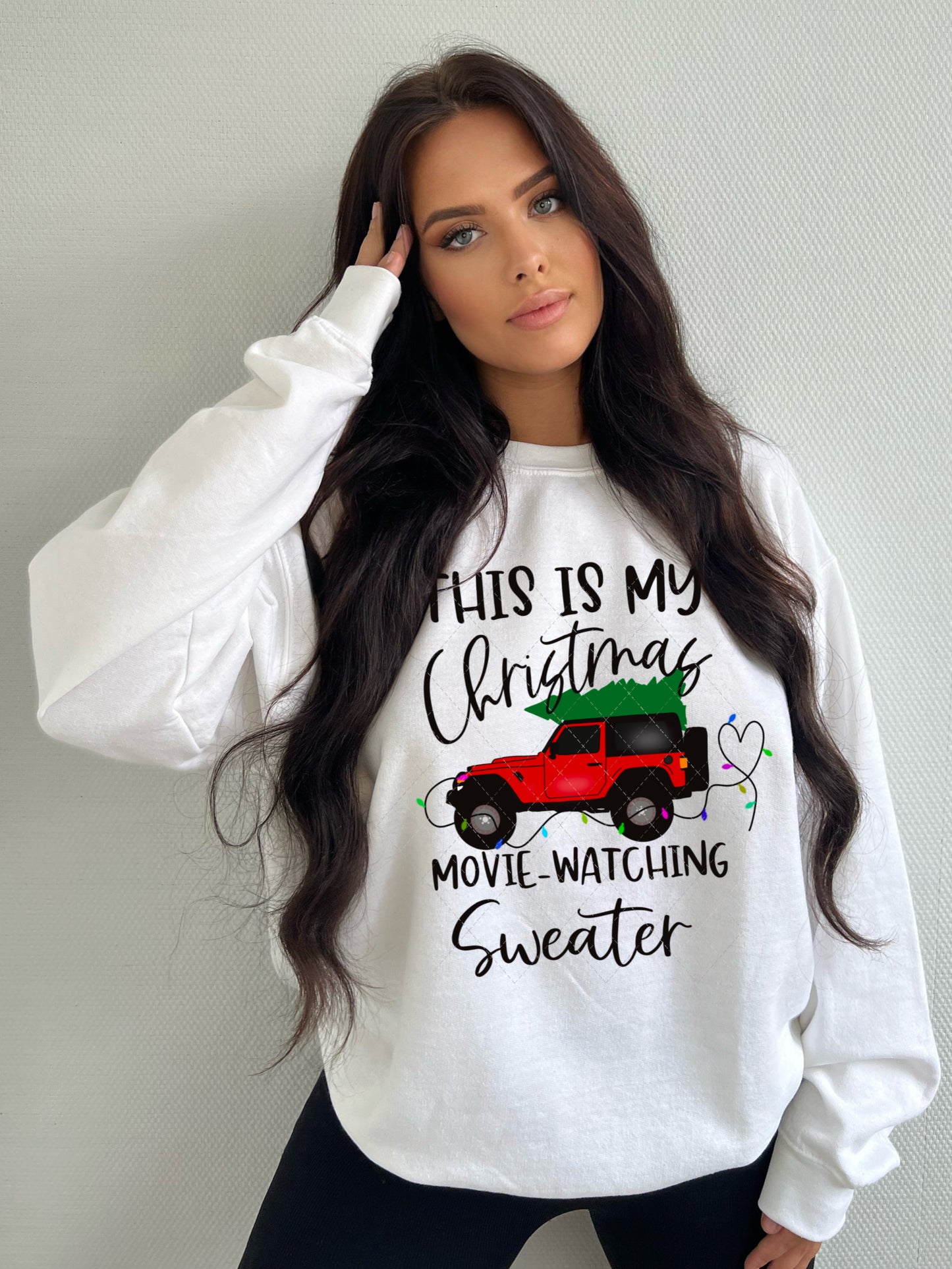This is my Christmas movie watching Sweater PNG File