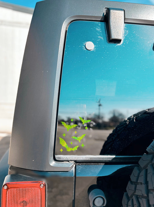 Bats and Stars Vinyl Decal