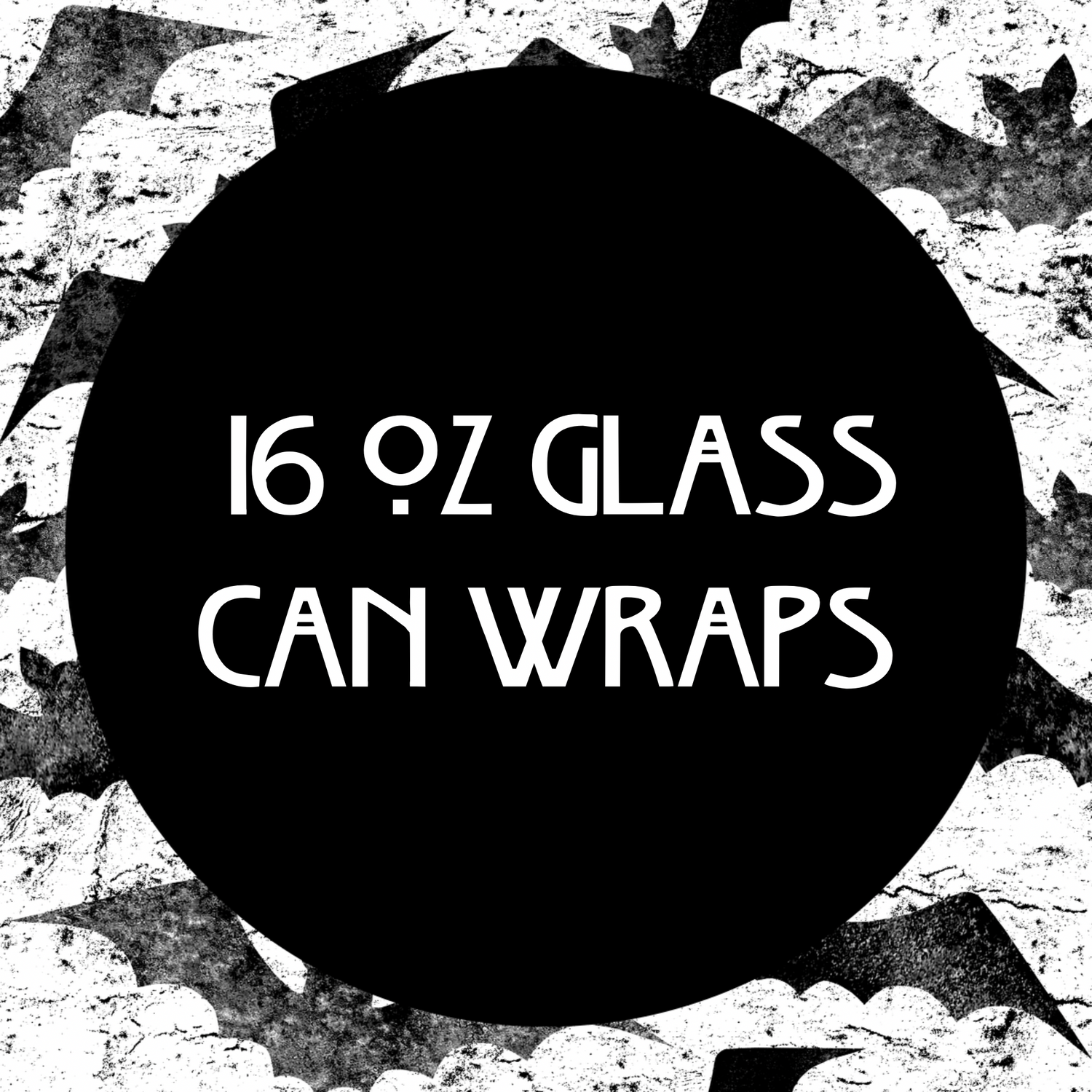 16oz Glass Can Wraps