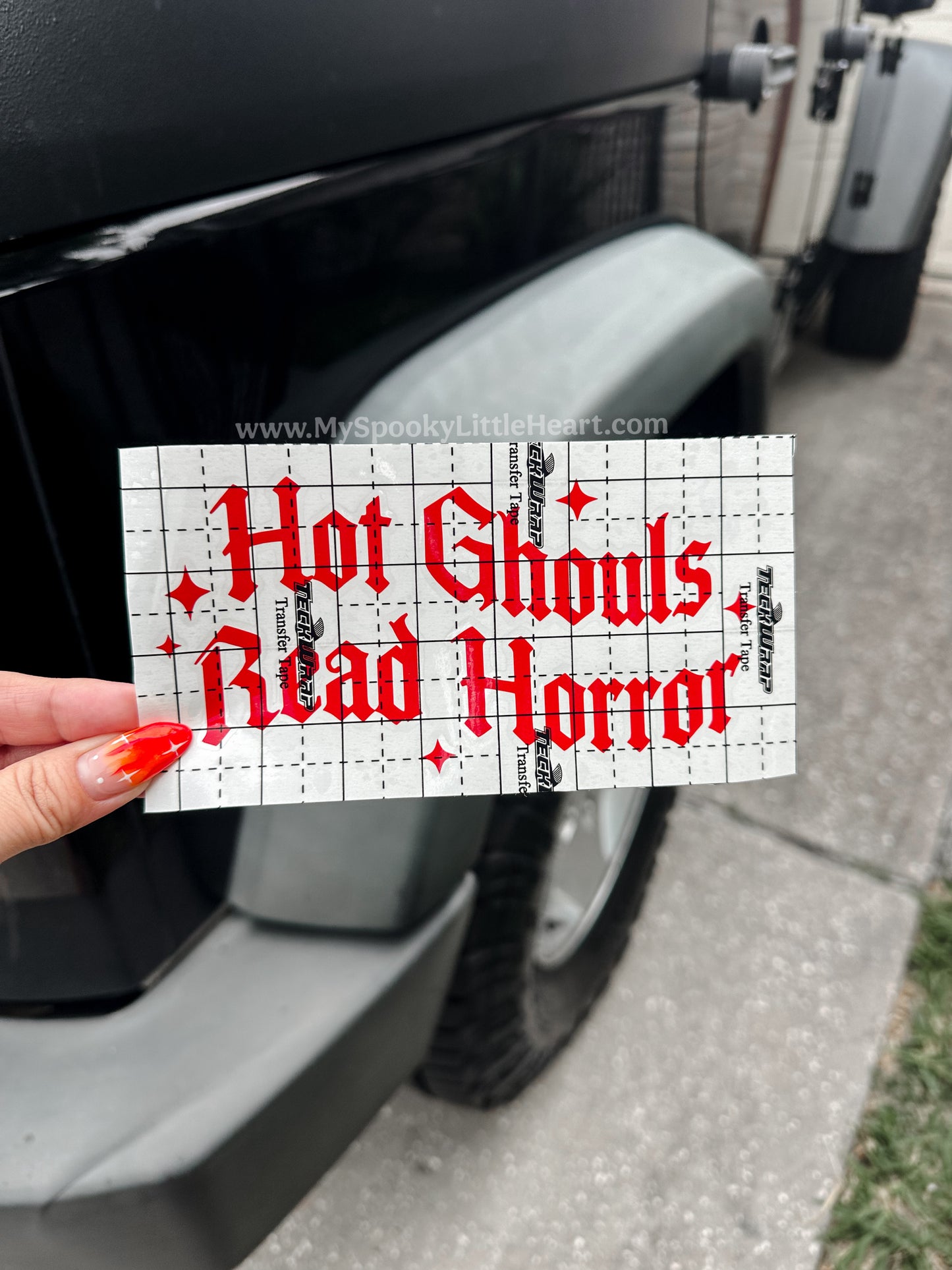 Hot ghouls read horror MSLH Exclusive Vinyl Decal