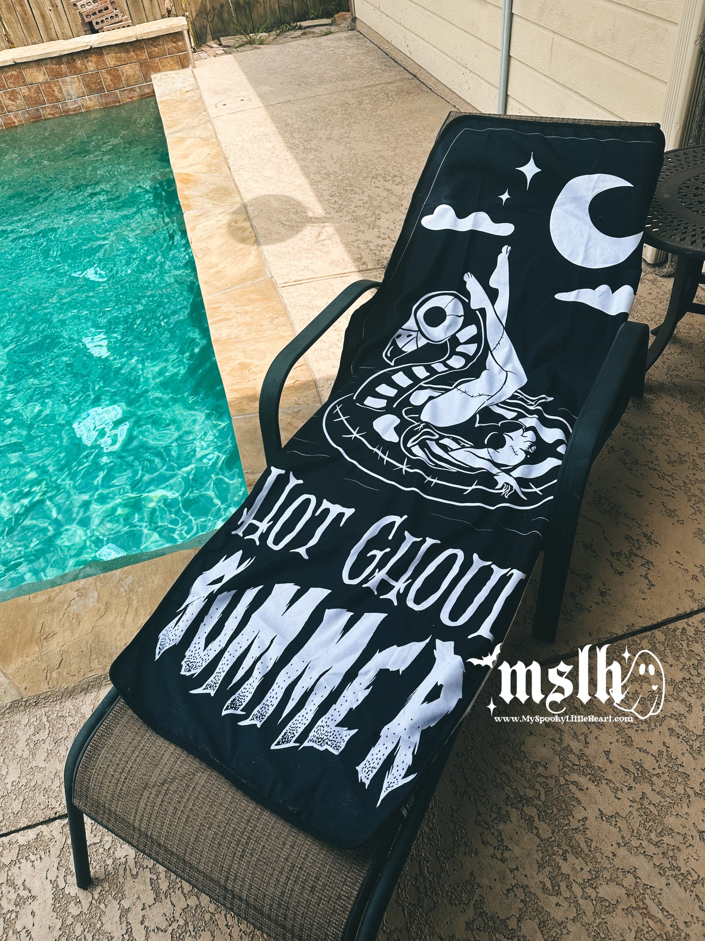 Hot Ghoul Summer Beach Towel (XL)