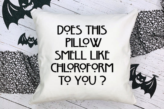 Does this Pillow smell like Chloroform to You? PNG File