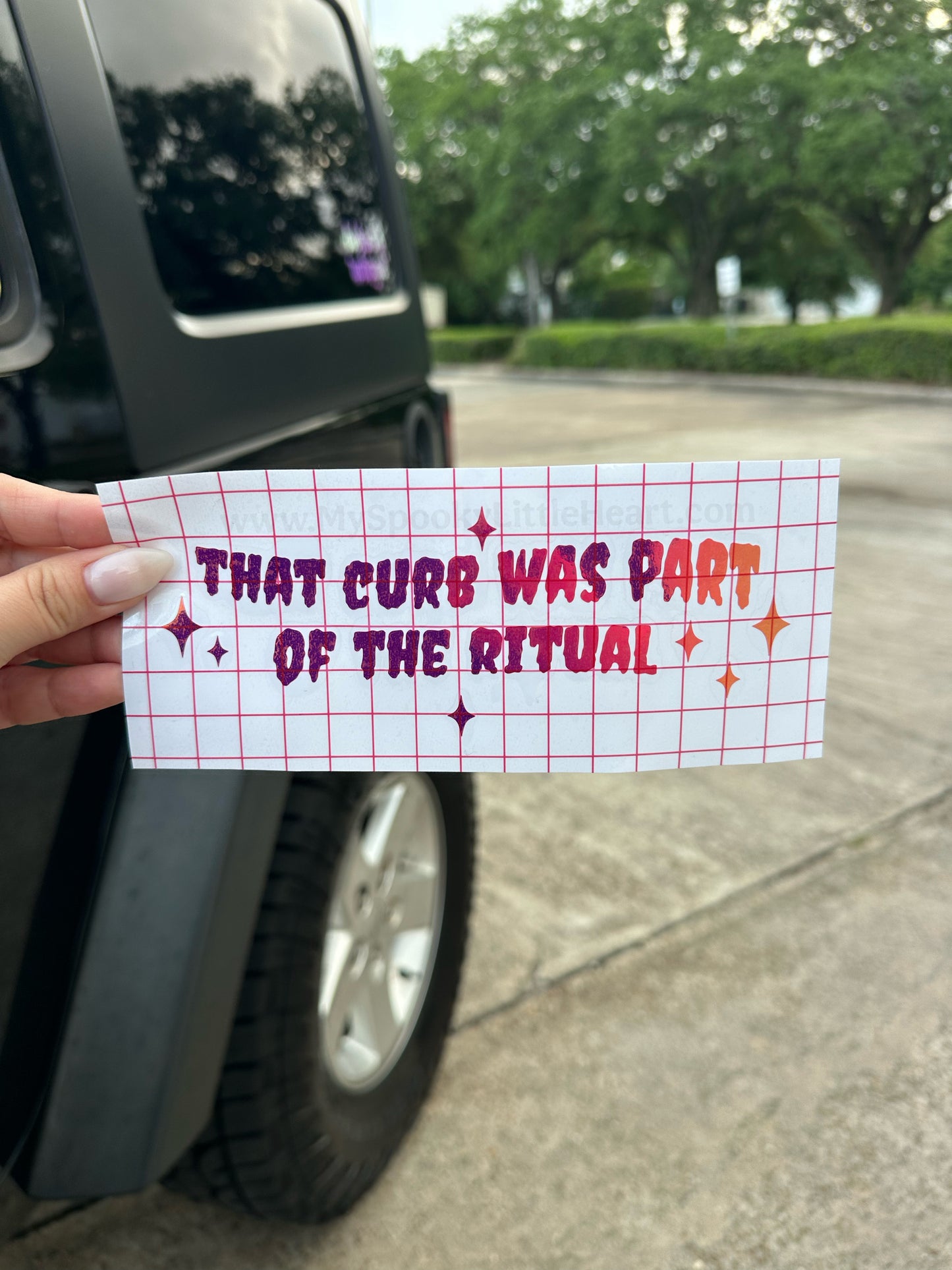 That curb was part of the ritual MSLH Exclusive Vinyl Decal