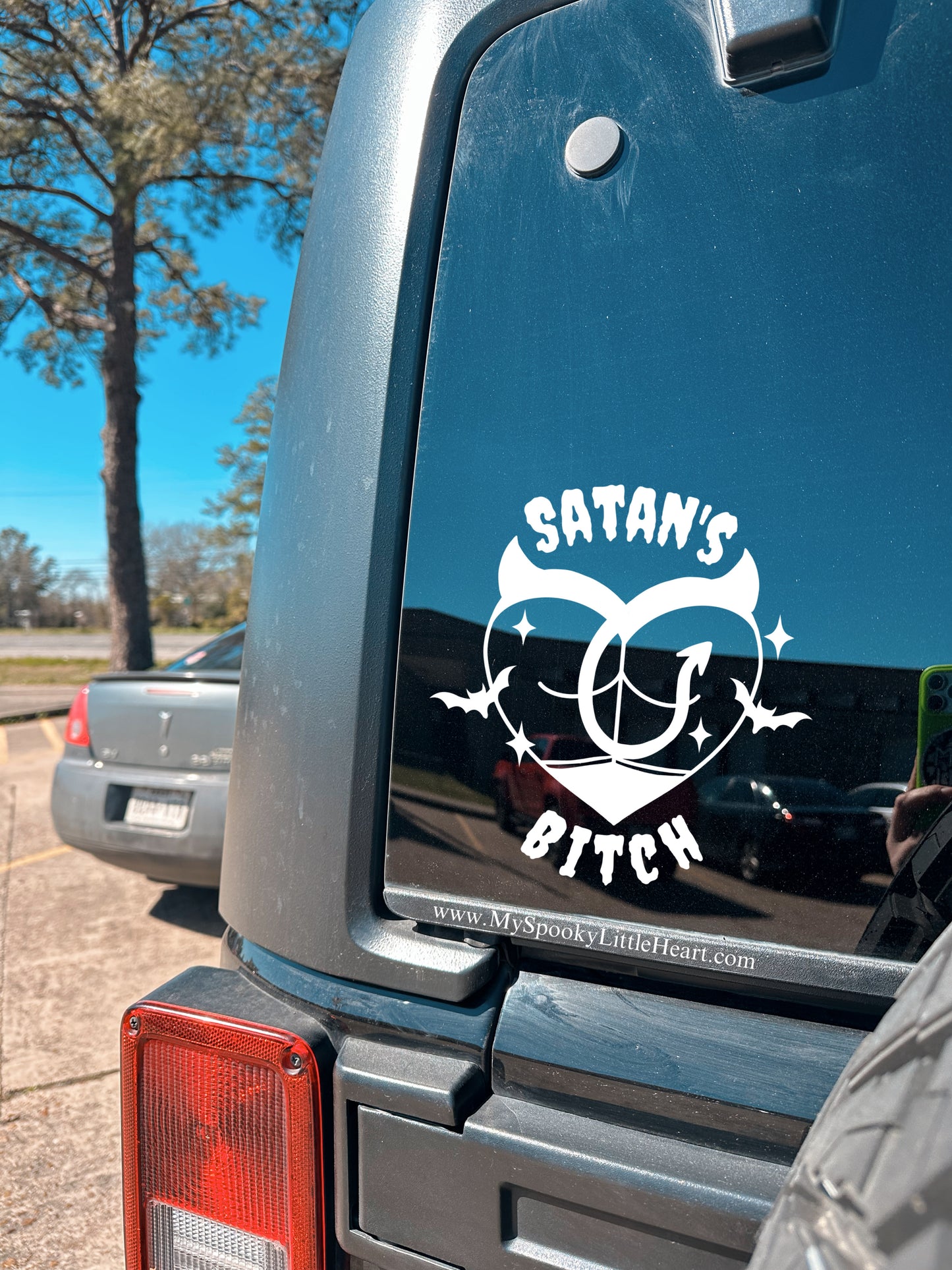 Satan's Bitch Vinyl Decal