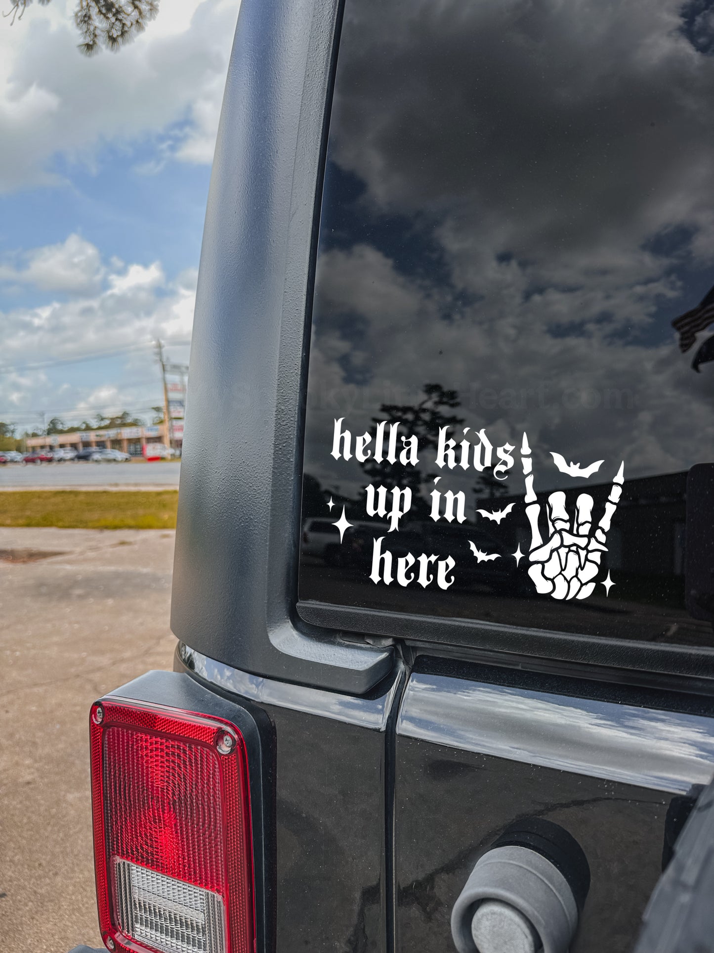 Hella kids up in here Vinyl Decal