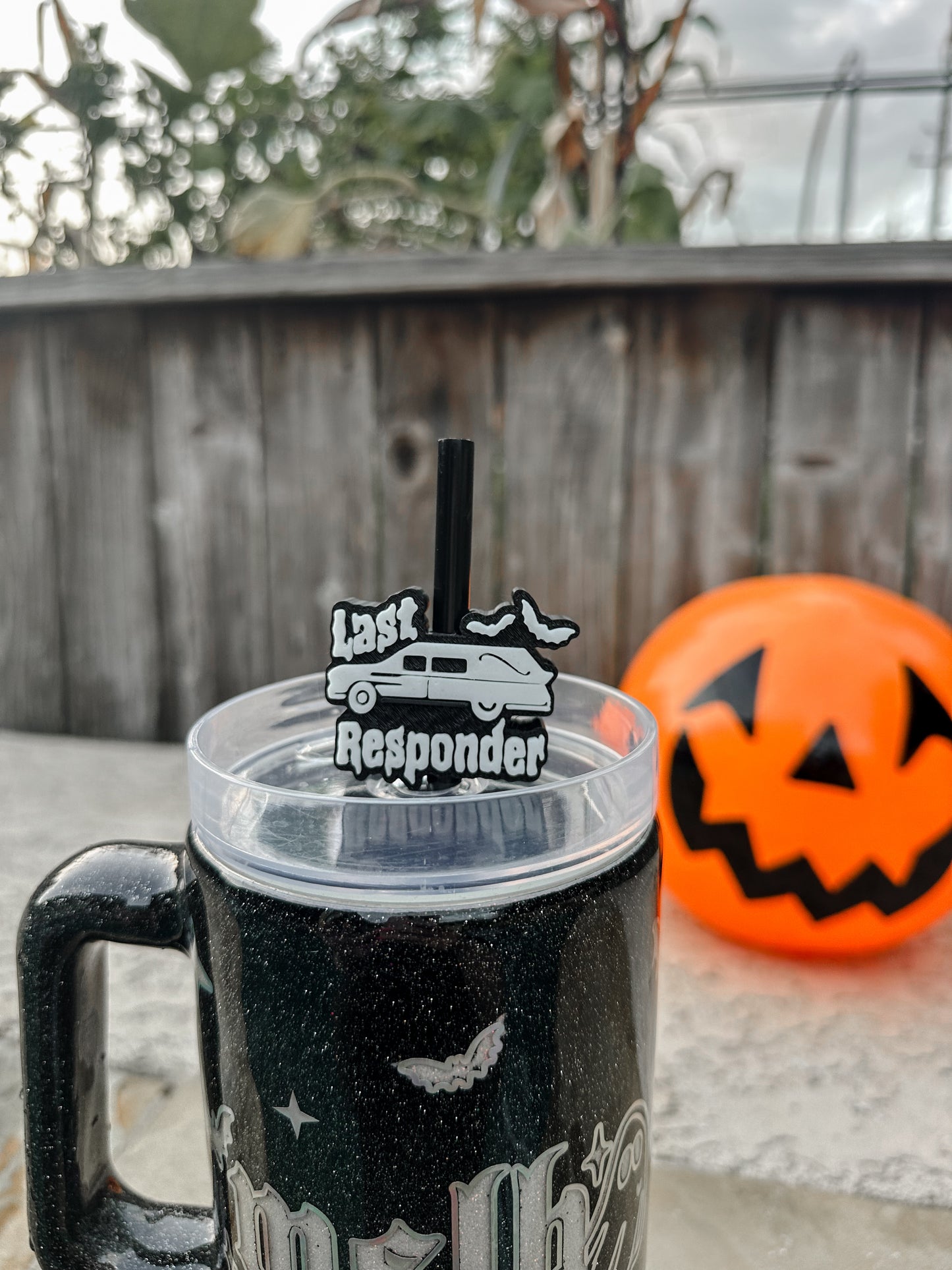Last Responder MSLH Exclusive 8mm and 10mm Straw Topper for Tumblers -3D PRINTED