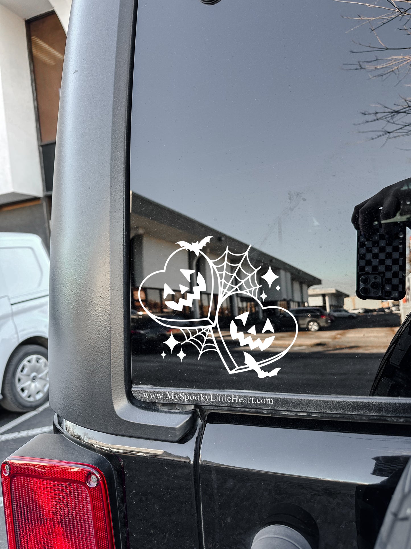 Spooky Candy Hearts Vinyl Decal