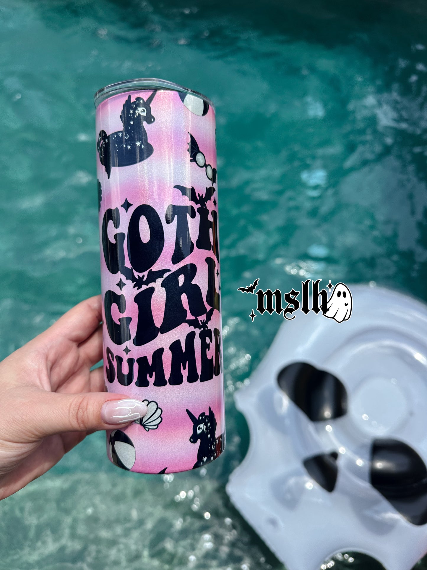PINK Goth Girl Summer 20oz Tumbler