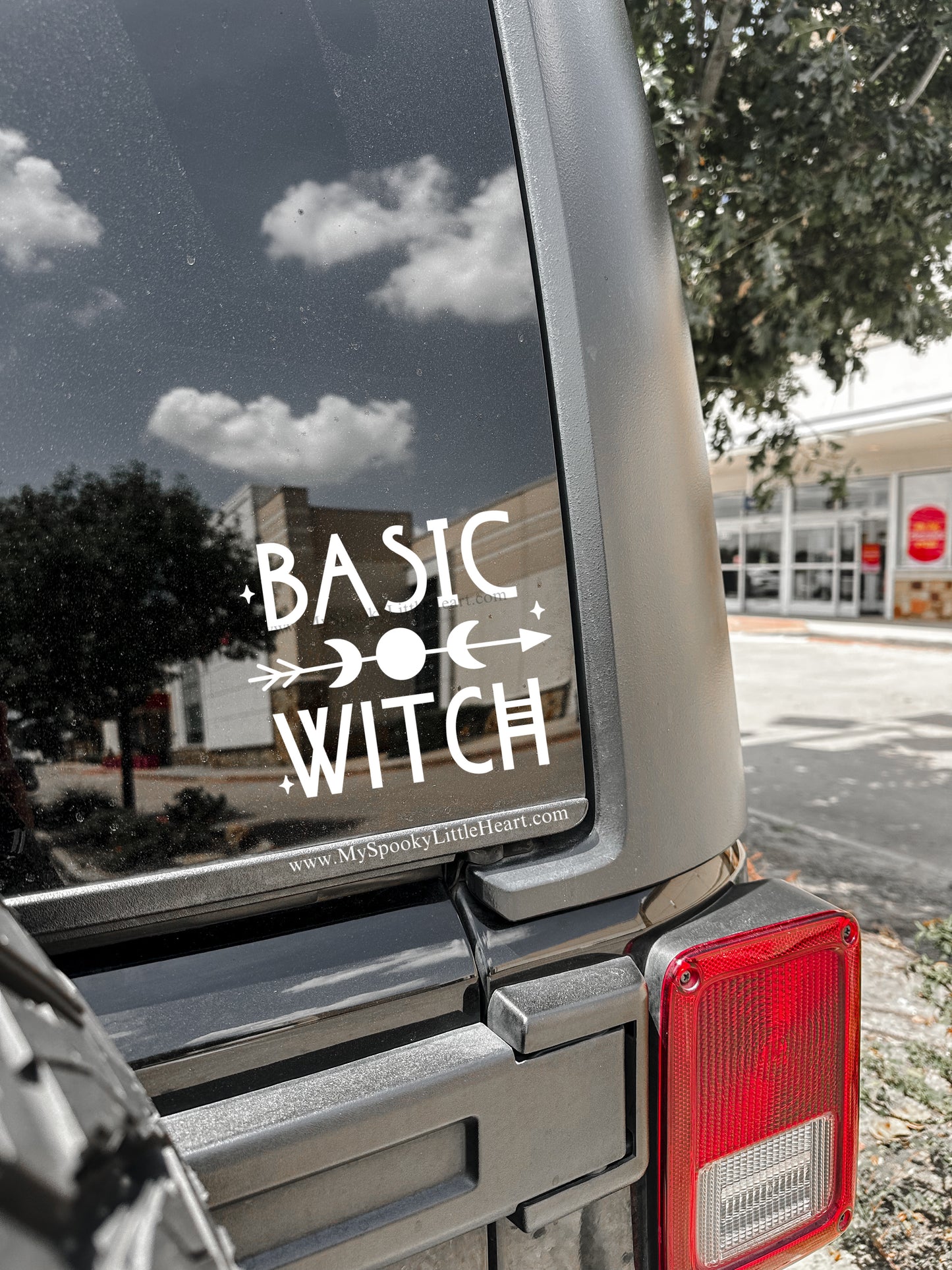 Basic Witch Vinyl Decal