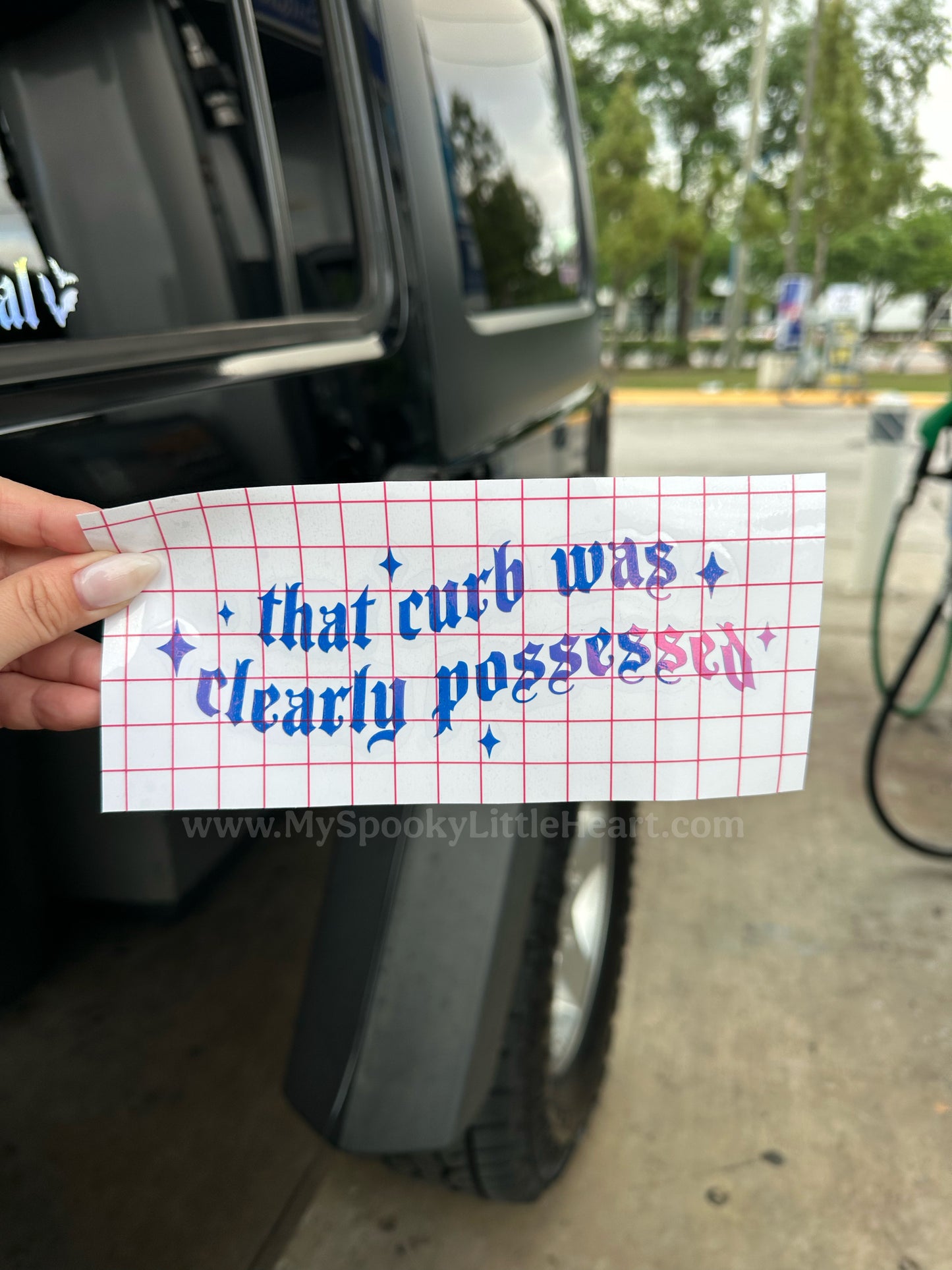 That curb was clearly possessed MSLH Exclusive Vinyl Decal