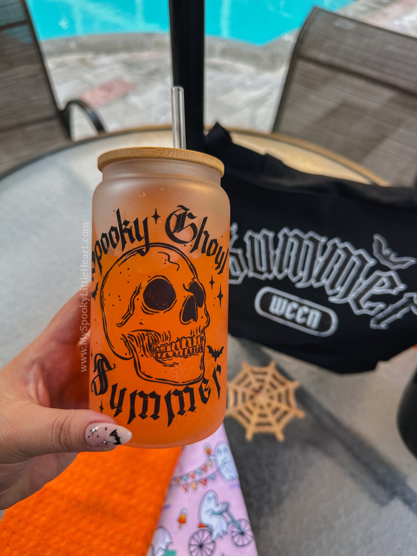 Spooky Ghoul Summer MSLH Exclusive 16oz Glass Cup