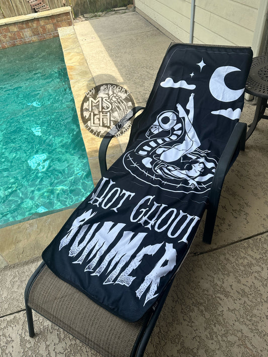 Hot Ghoul Summer Beach Towel (XL)