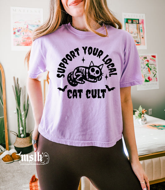 Support Your Local Cat Cult Shirt