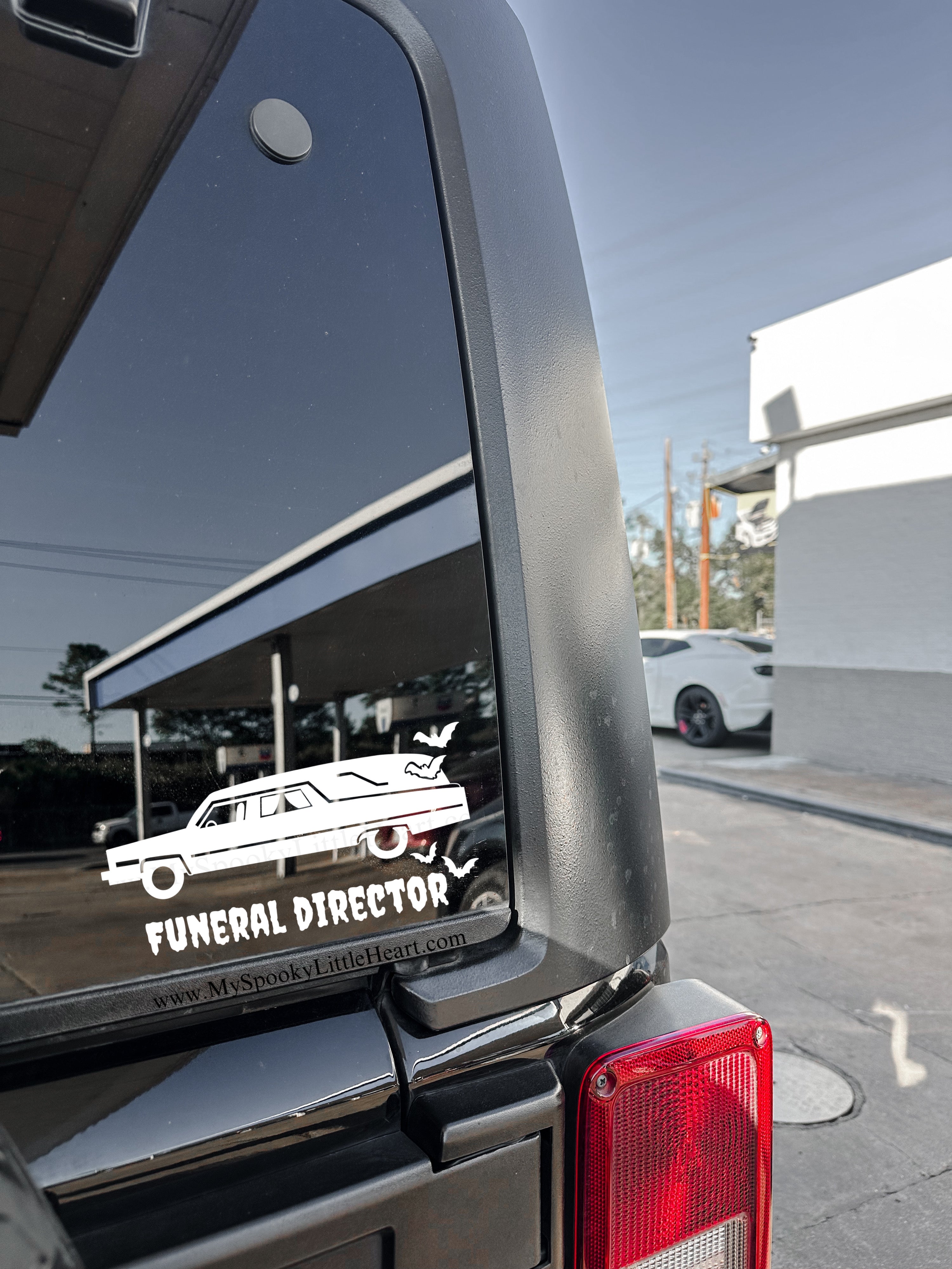Funeral Sticker Cd R File Funeral Director Vinyl Decal – My Spooky Little Heart, LLC