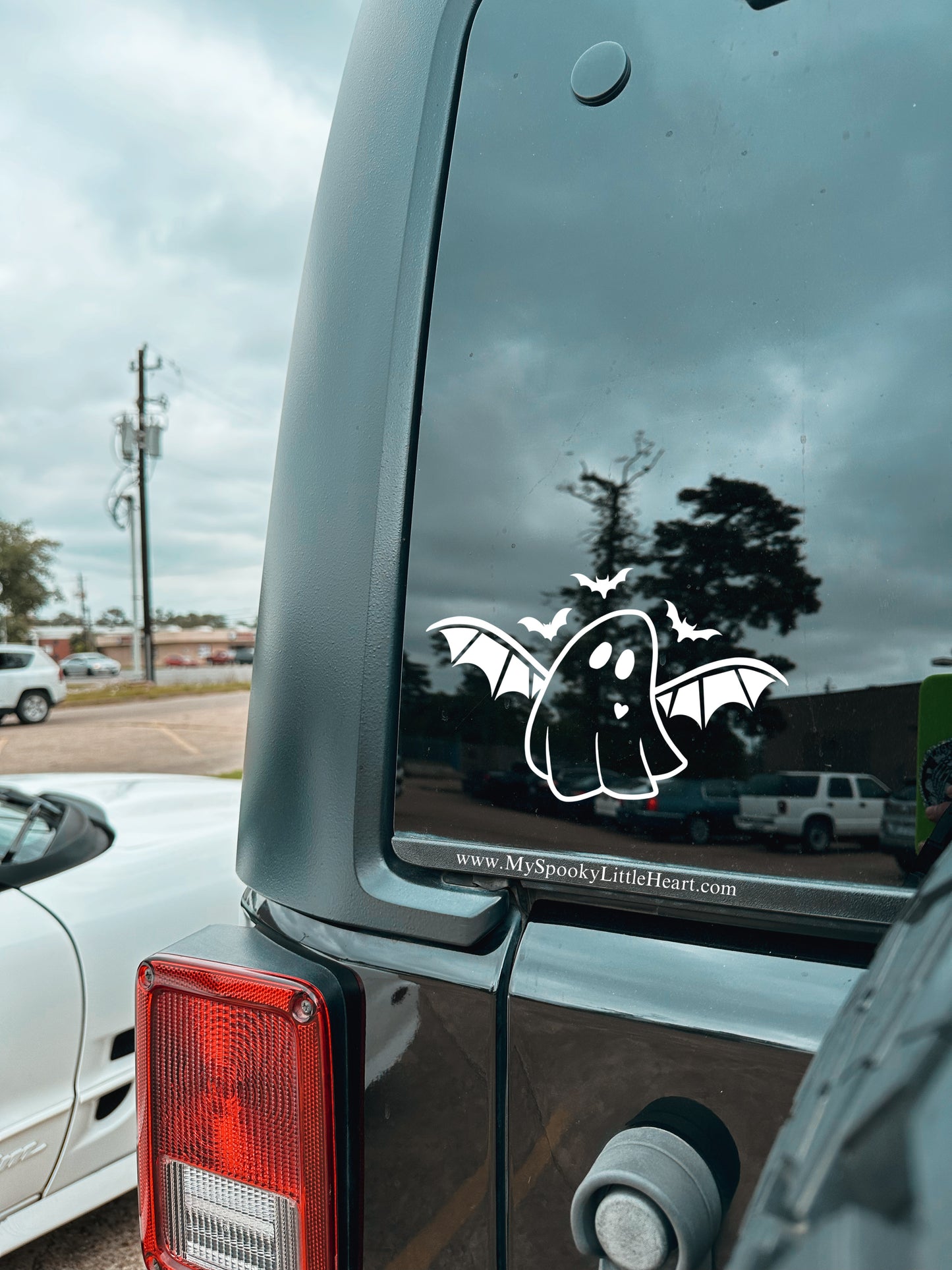 Batty Ghost Vinyl Decal