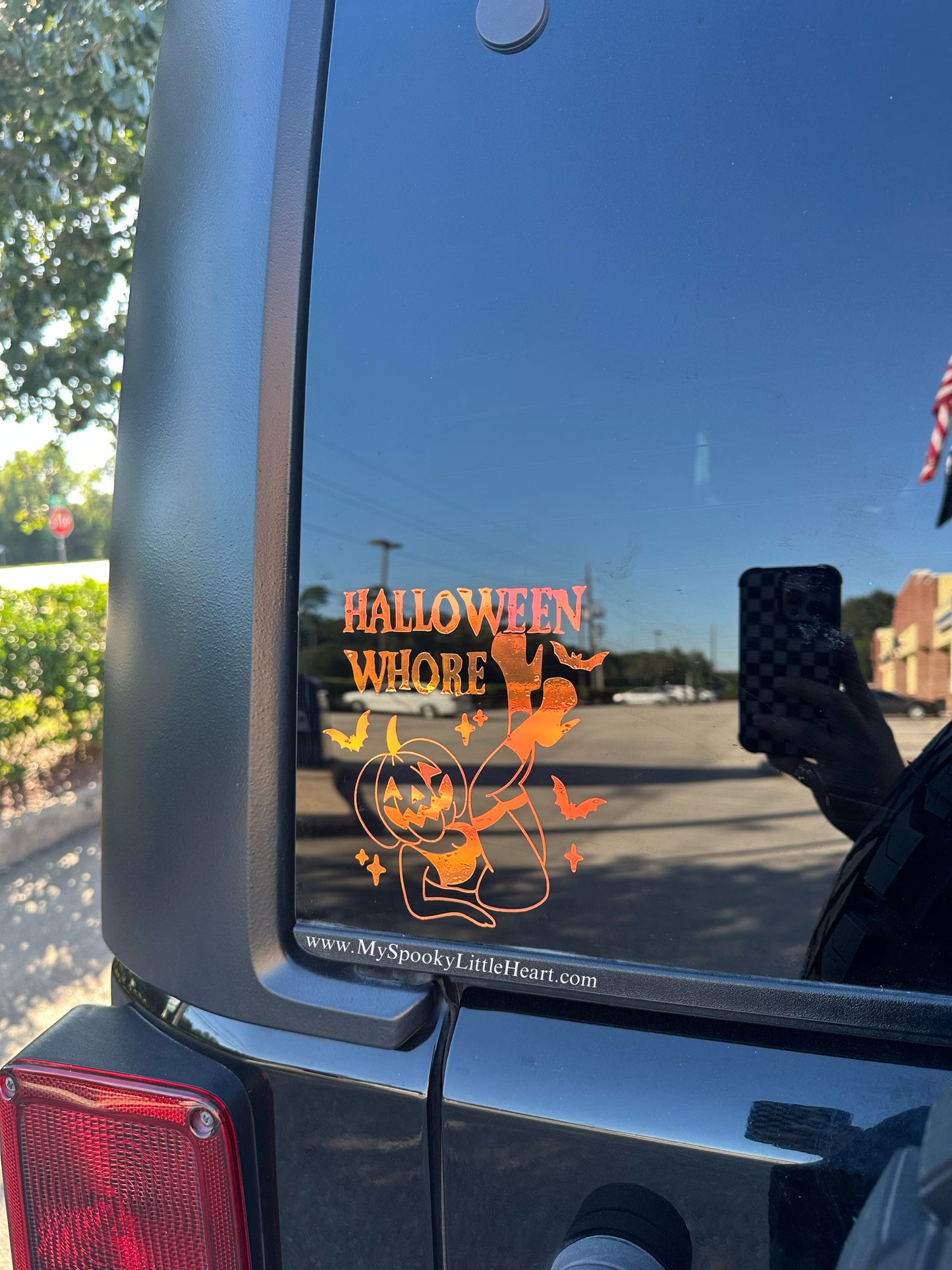 Halloween Whore Vinyl Decal