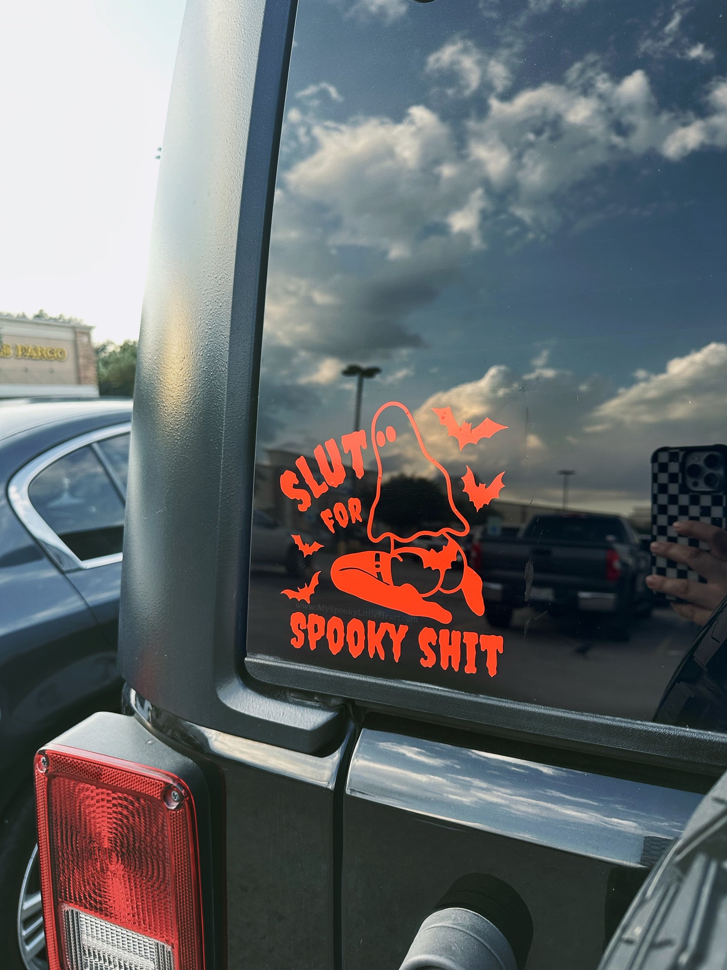 Slut for Spooky Shit Vinyl Decal