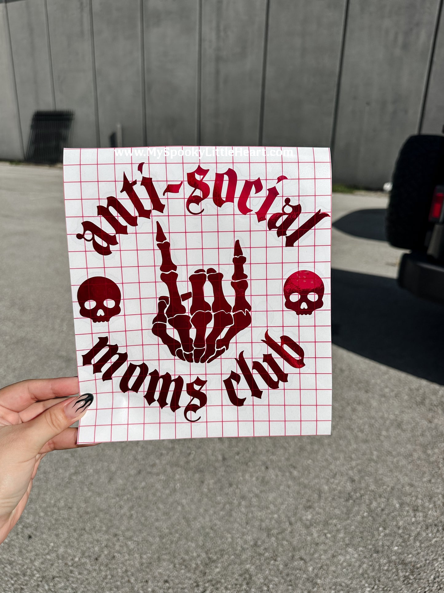Anti-Social Moms Club Vinyl Decal