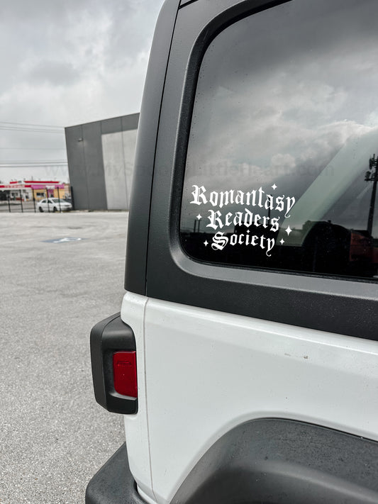 Romantasy Readers Society Vinyl Decal