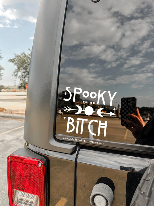 Spooky Bitch Vinyl Decal