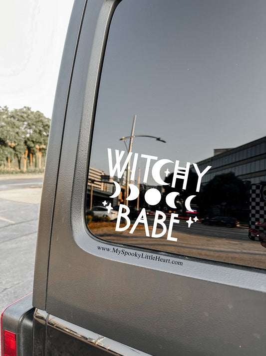 Witchy Babe Vinyl Decal