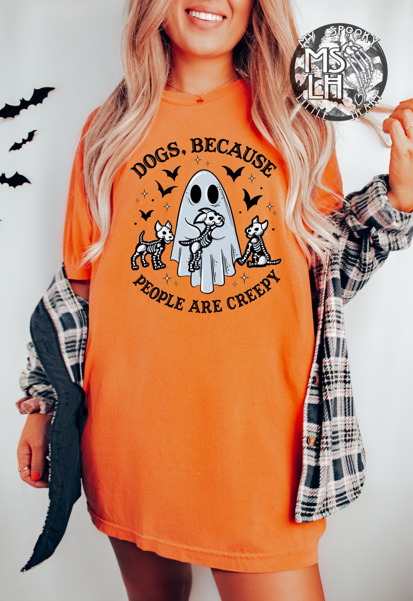 Dogs Because People Are Creepy Halloween Shirt