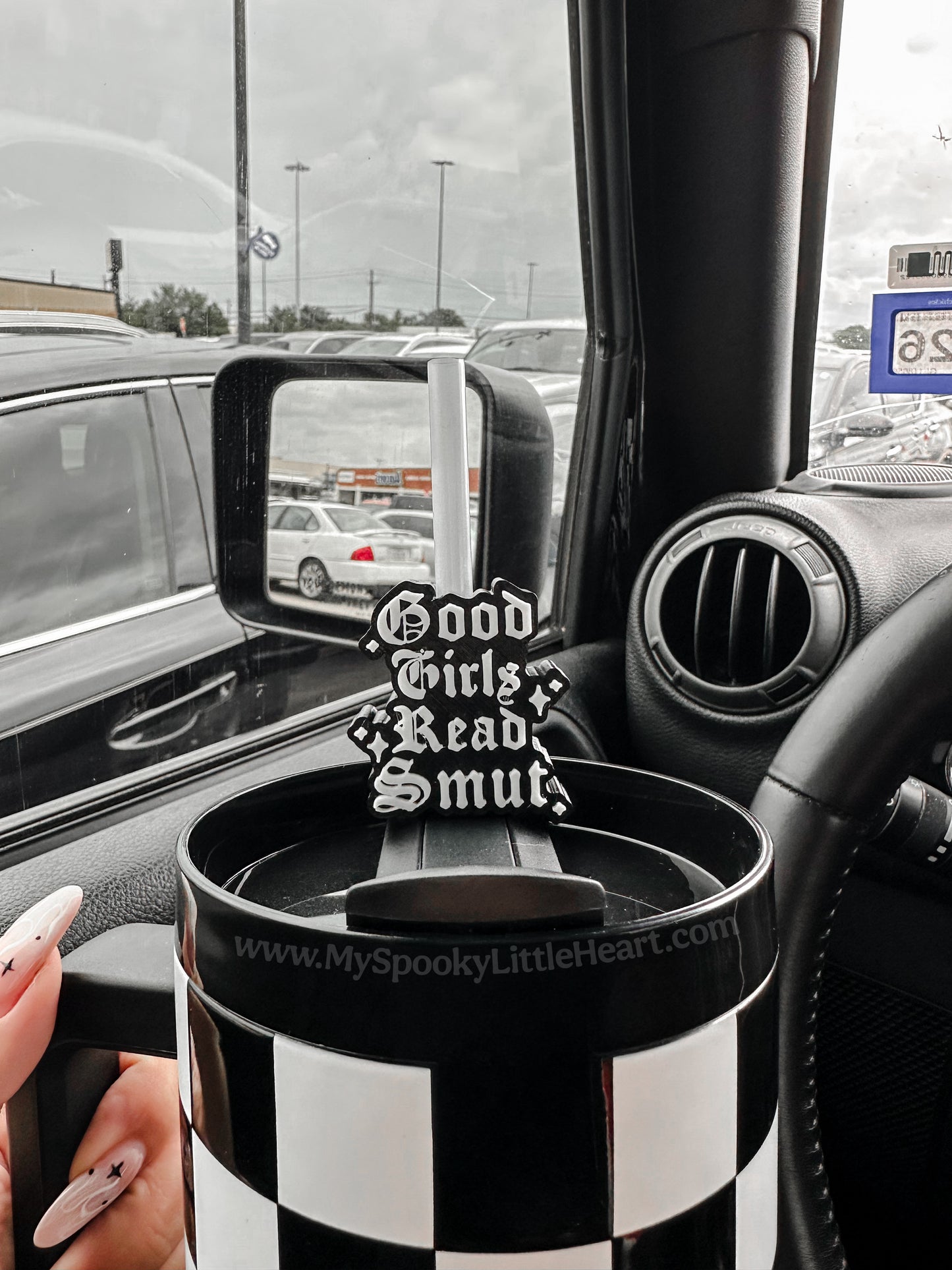Good Girls Read Smut MSLH Exclusive 8mm and 10mm Straw Topper for Tumblers -3D PRINTED