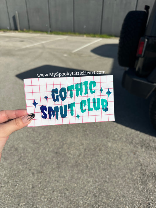 Gothic Smut Club Vinyl Decal