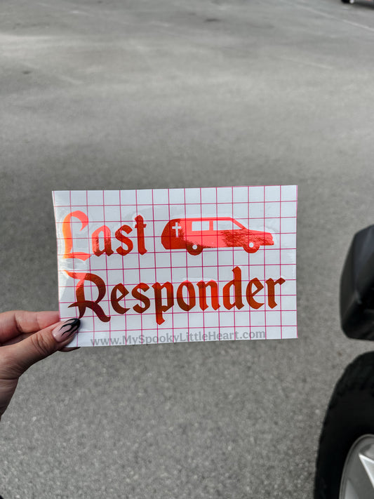 Last Responder MSLH Exclusive Vinyl Decal