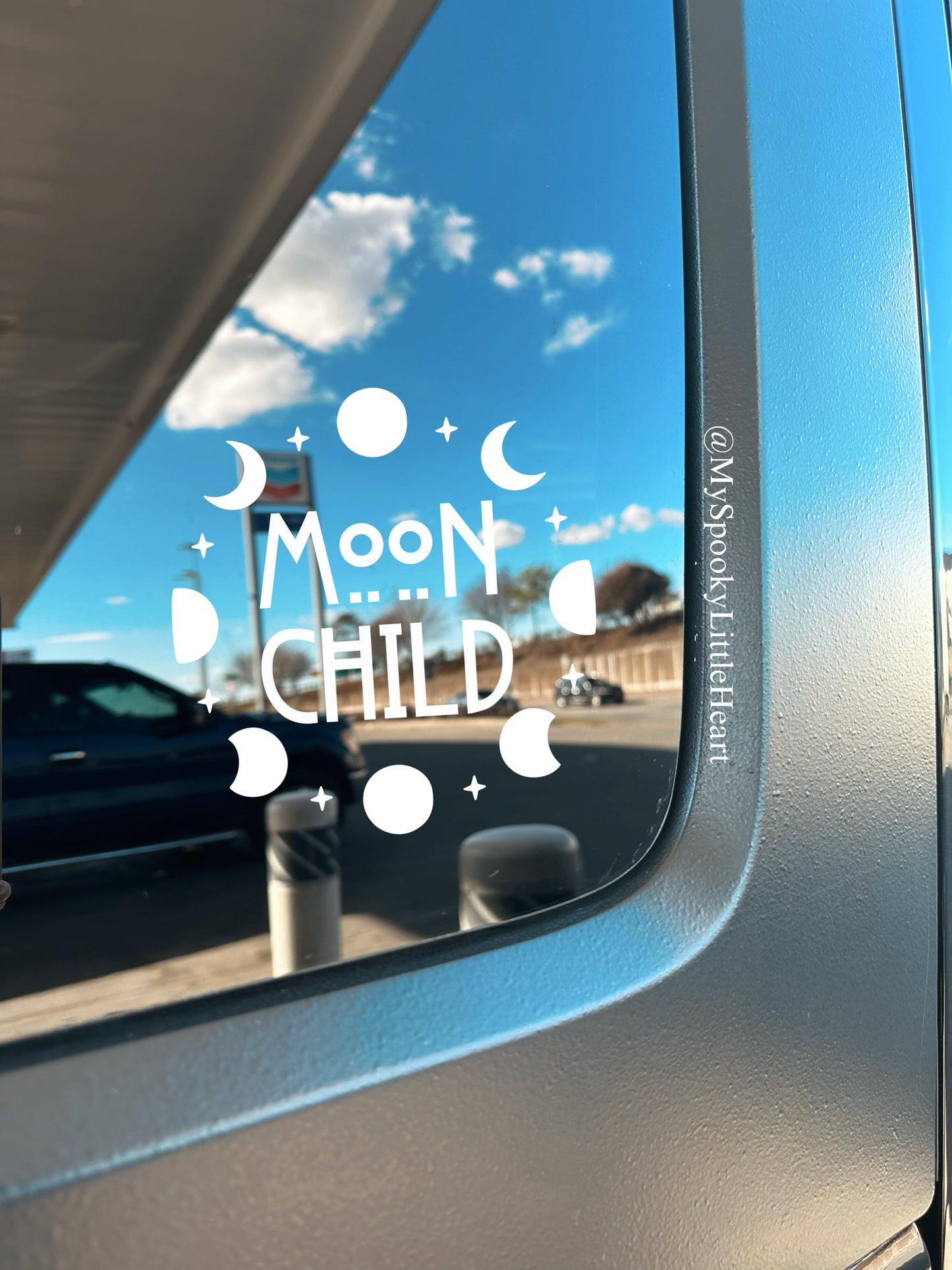 Moon Child Moon Phases Vinyl Decal