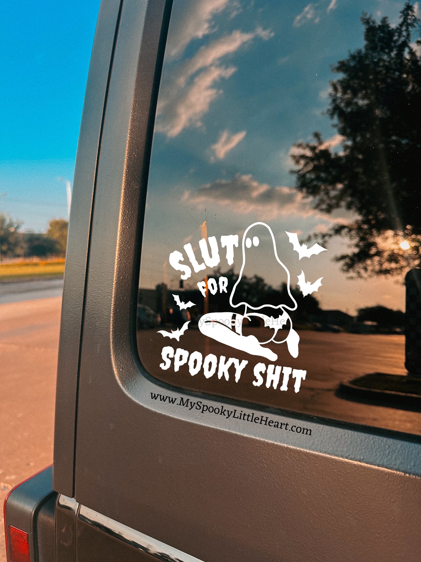 Slut for Spooky Shit Vinyl Decal