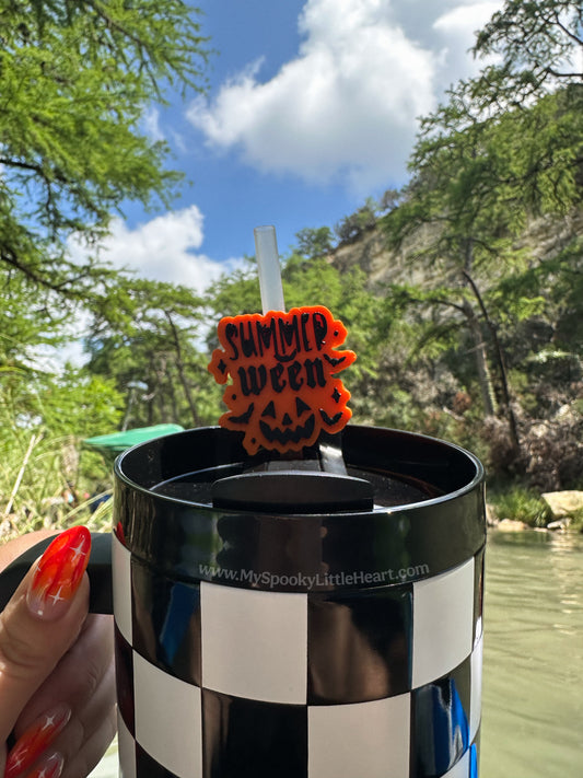 Summerween MSLH Exclusive 8mm and 10mm Straw Topper for Tumblers -3D PRINTED