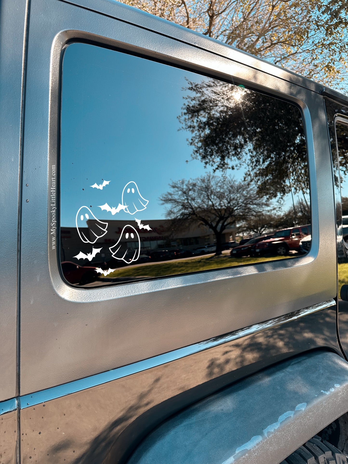 Ghosties and Bats Vinyl Decal