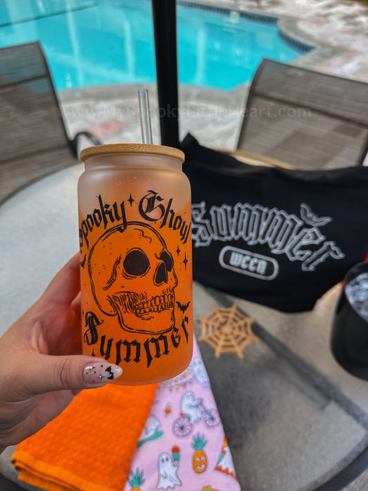 Spooky Ghoul Summer MSLH Exclusive 16oz Glass Cup