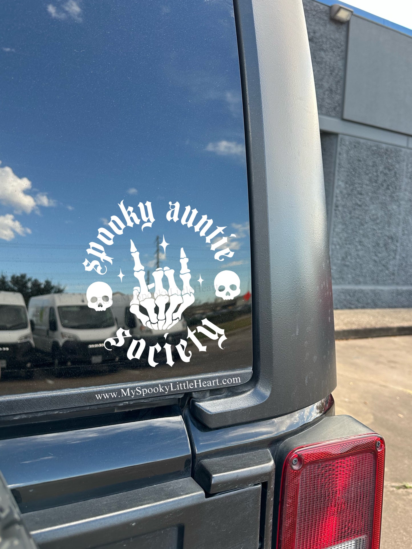 Spooky Auntie Society Vinyl Decal