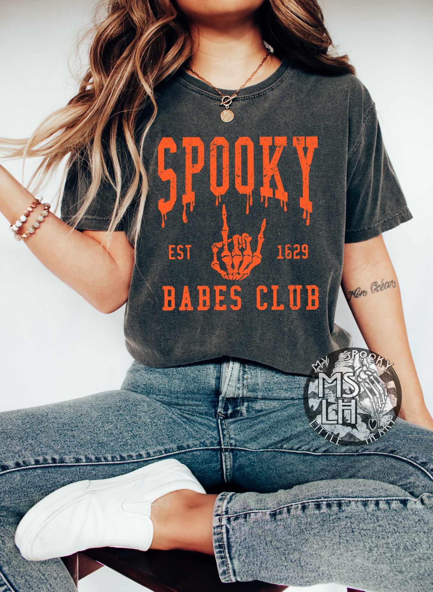 Spooky Babes Club Oversized T-Shirt or Sweatshirt