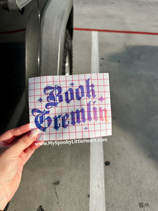Book Gremlin MSLH Exclusive Vinyl Decal